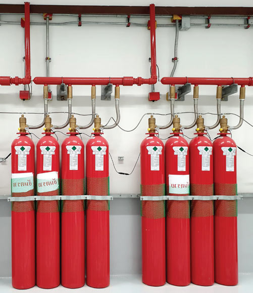 FM 200 fire suppression system